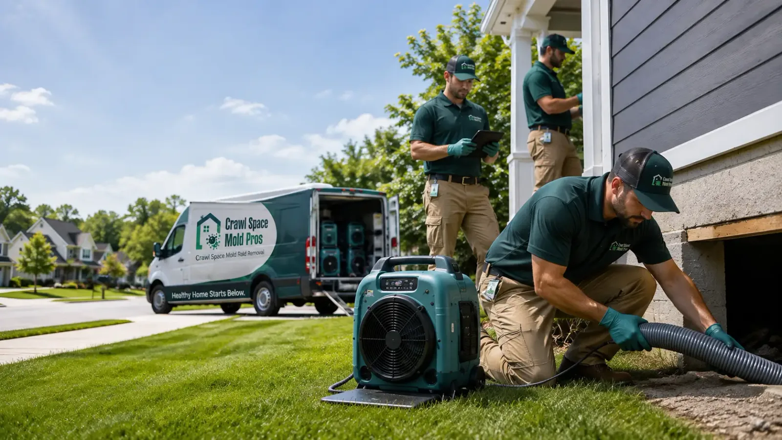 Crawl Space Mold Removal in Hesston, KS